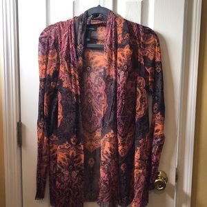 INC sheer light cardigan